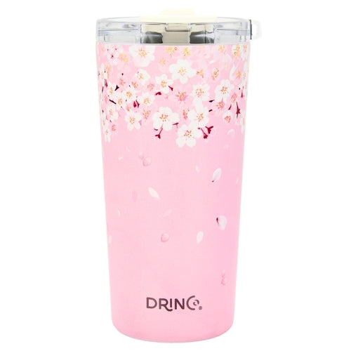 Seattle 20oz Insulated Tumbler Spill Proof Lid w/straw-Sakura